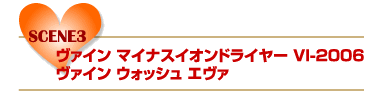 SCENE3　ヴァイン マイナスイオンドライヤー VI-2006 ヴァイン ウォッシュ エヴァ　