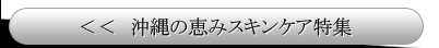 ＜＜　沖縄の恵みスキンケア特集