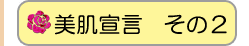 美肌宣言その2