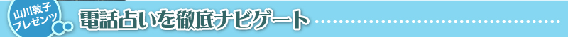 電話占いを徹底ナビゲート