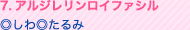 7.アルジレリンロイファシル ◎しわ ◎たるみ