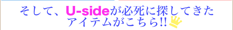 そして、Usideが必死に探してきたアイテムがこちら!!